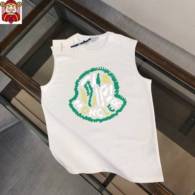 Direct brand Moncler 2025 summer new vest T-sleeve classic simple style anyone c