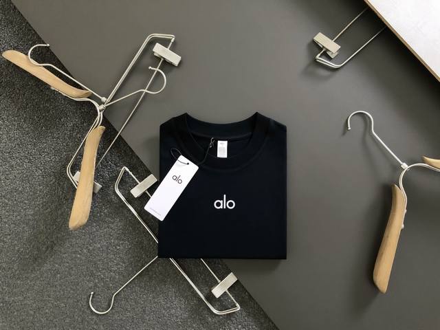Alo* fit version M-Xxxl 25 Spring and summer top print heavy classic short sleev