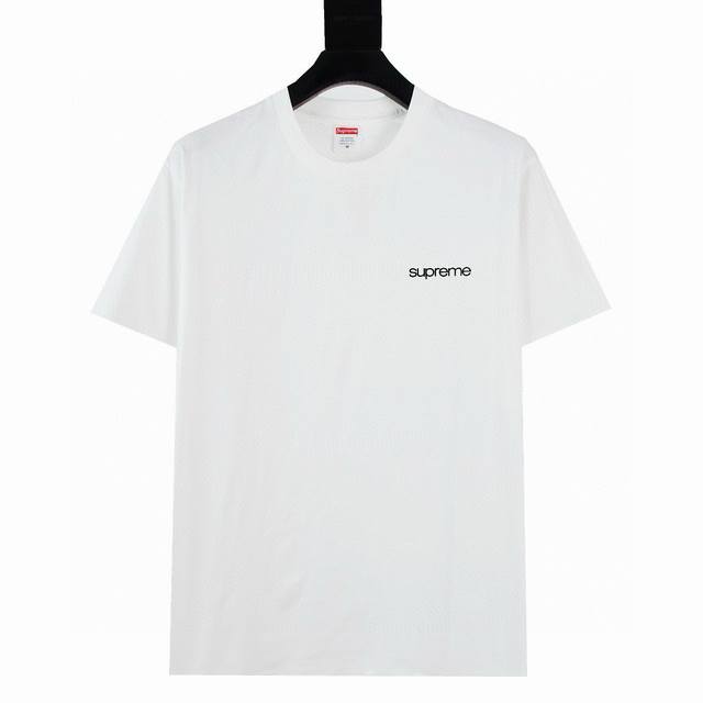 Supreme 23Fw Nyc store information short-sleeved T-shirt Refuse to make goods ba