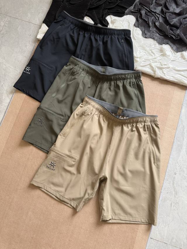 Kailas Tricolor Embroidered Outdoor Sports Quick-Drying Shorts Made of lightweig
