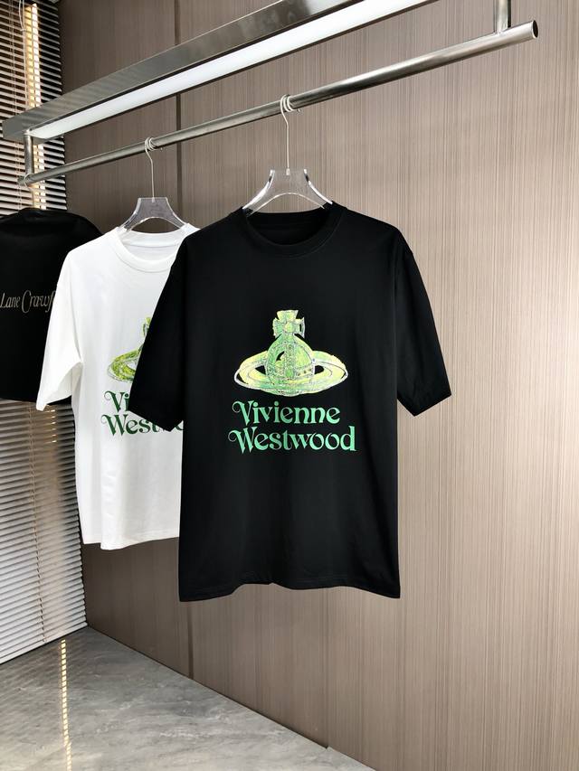 W1125 new men's round neck short-sleeved T-shirt with outstanding design, showin