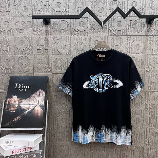 Dior Cd hand-painted graffiti print Logo logo is refined and upgraded, inspired