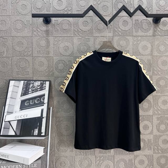 Gucci double G letter ribbon sleeve stitching Logo logo refined upgrade, inspire