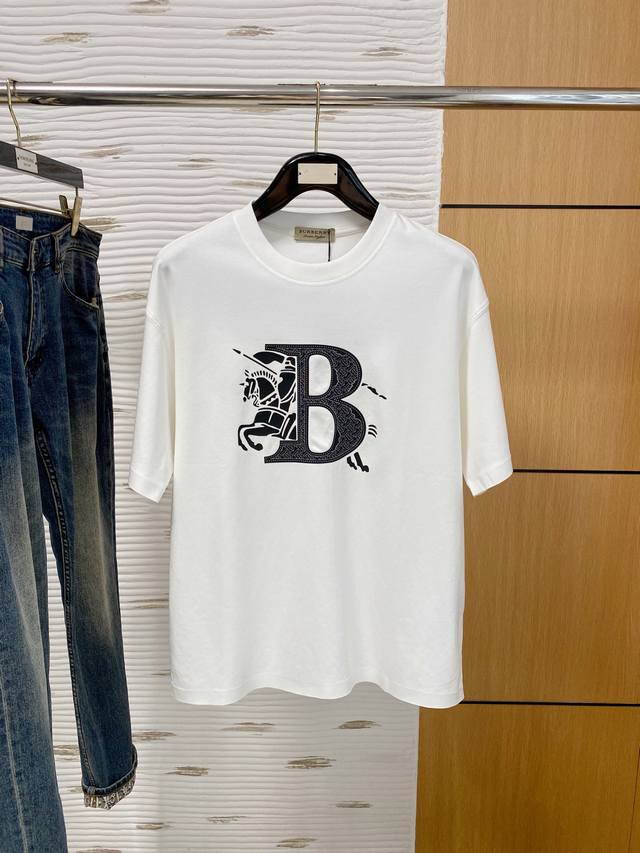 Burberry high-end fabric 250 grams of pure cotton 2025 Spring and Summer counter