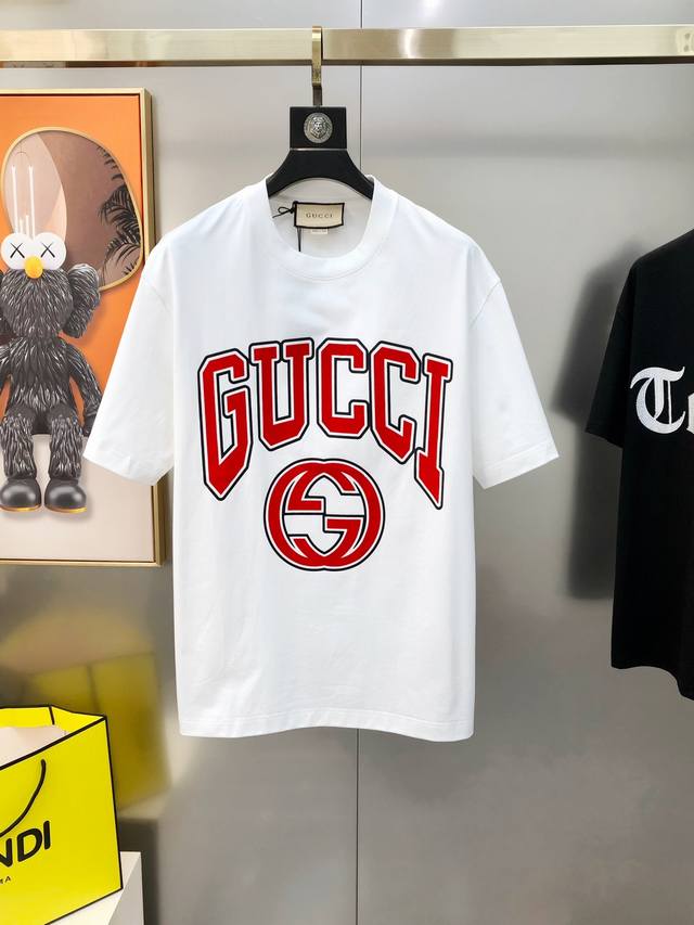 G*Cci 2025 spring and summer new original men's round neck short-sleeved T-shirt