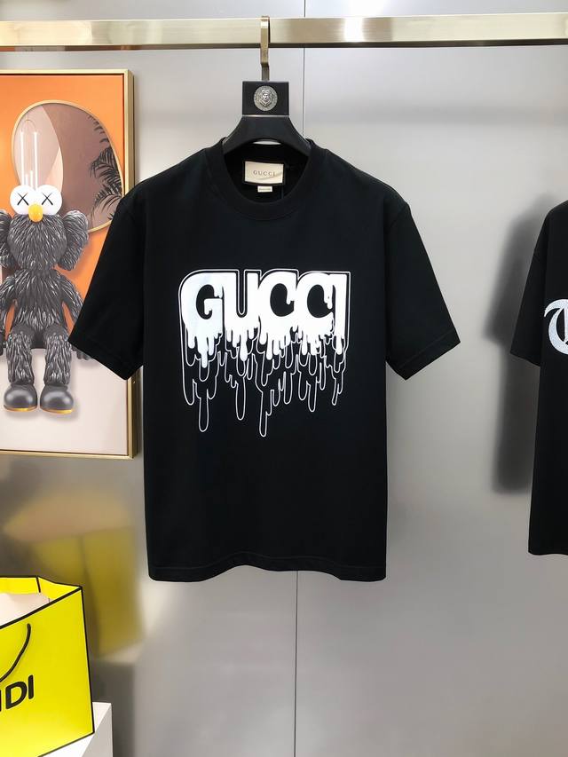 G*Cci 2025 spring and summer new original men's round neck short-sleeved T-shirt