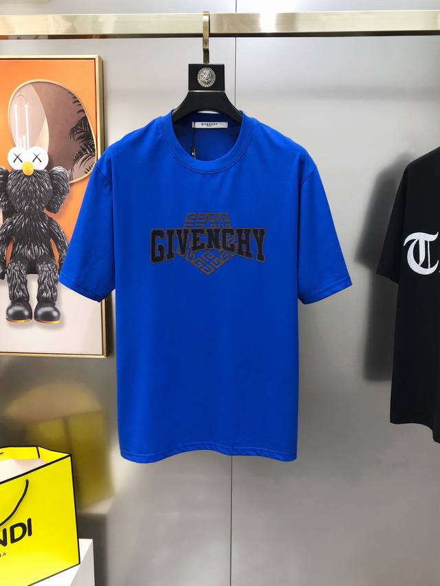 G*Venchy Givenchy 2025 spring and summer new original men's round neck short-sle