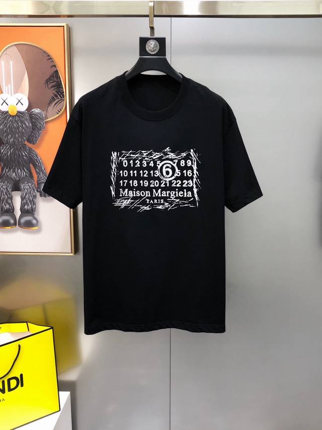 Margiela 2025 spring and summer new original men's round neck short-sleeved T-sh