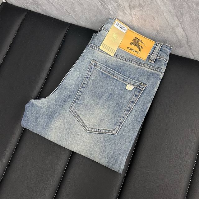 Burberry 2025 new men's jeans with comfortable and elastic fabric. Exclusive sal