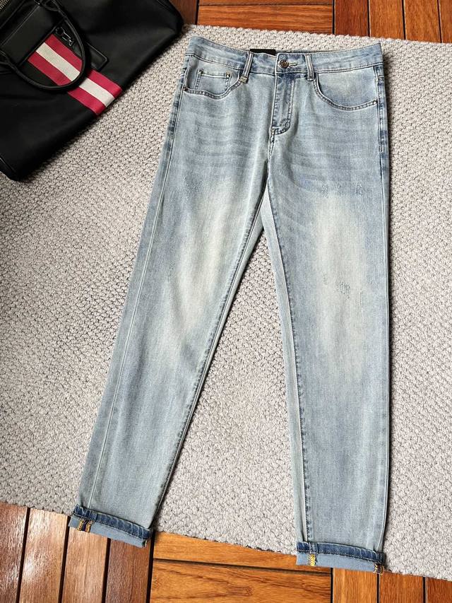 Aima'' 2025 spring exclusive new secret trend men's fashion casual jeans, spring
