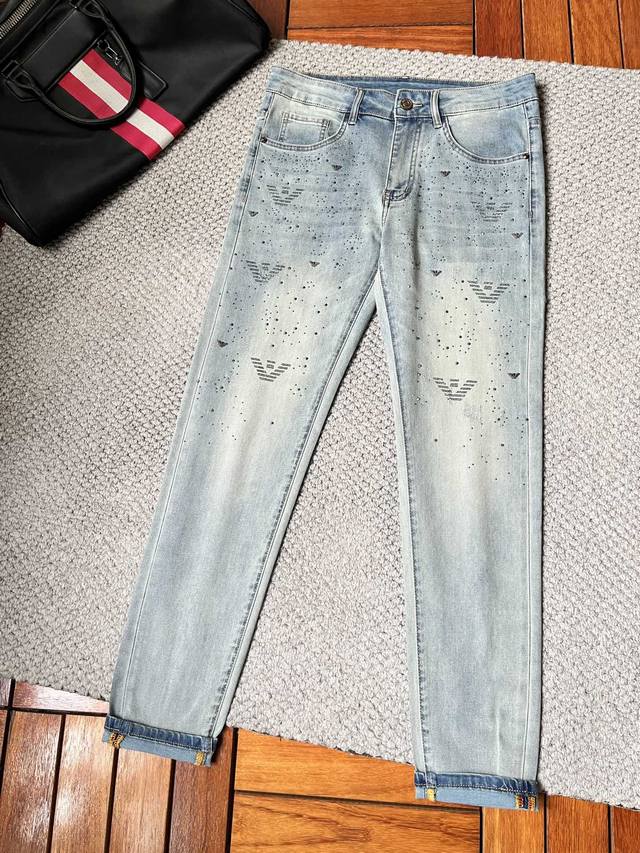 Ama'' 2025 spring exclusive new secret trend men's fashion casual jeans, spring