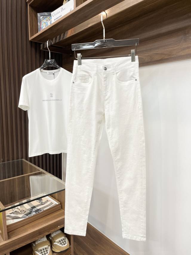 Bc 2025 official website high-end new original single few handsome jeans, 100% o