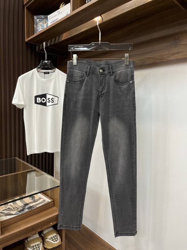 Fendi 2025 official website high-end new original single few handsome jeans, 100