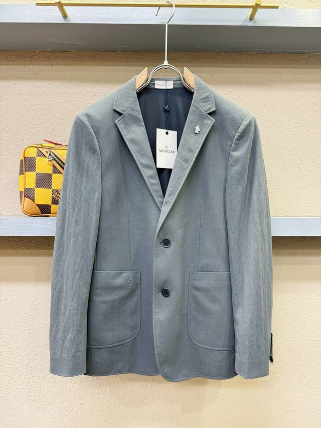 Moncler 2025Fw men's spring suit jacket, a casual everyday wear item! The upper