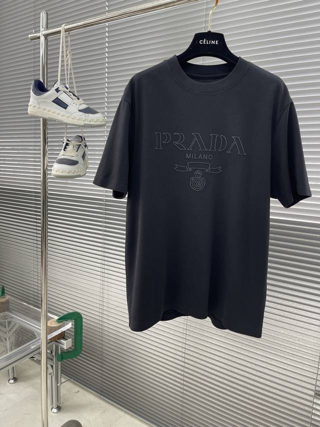 Prad 2025 Spring and Summer Short Sleeve Series Size: M-5Xl Style: Slightly Wide