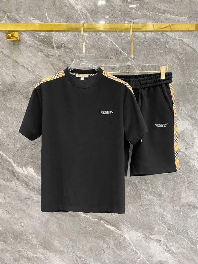 Burberry 2025Ss Spring Snake Year New Arrival Casual Short Sleeve Shorts Set! Th