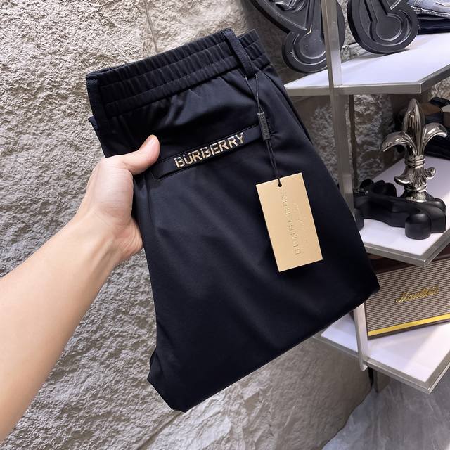 Burberry casual pants trousers 2025Ss spring and summer new high-end custom pant