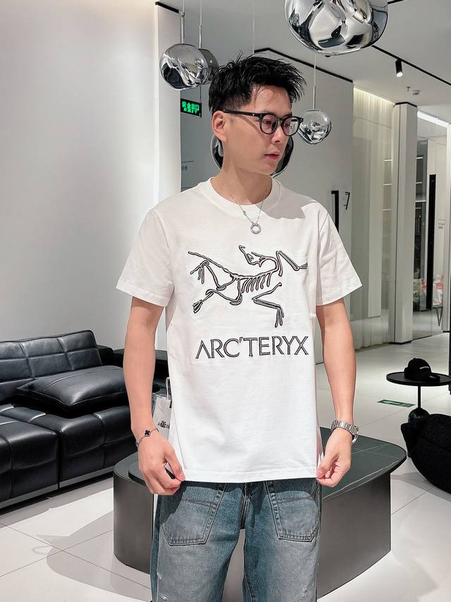 Arc'teryx, 2025S spring and summer new style, new letter logo, loose and slim ca