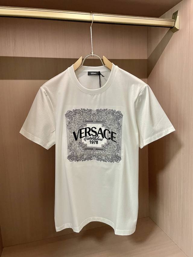 Versace 2025 Spring/Summer new product heavy-duty 10,000-needle embroidery squar