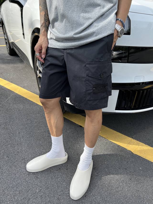 Stone Island 2025 summer new men's workwear casual shorts are here! The pockets