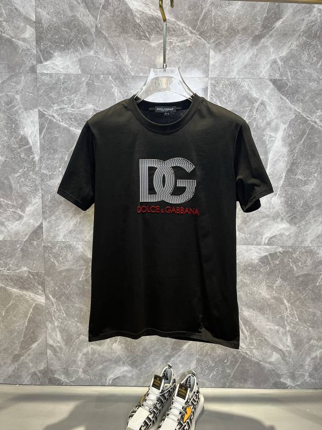 Dg Dolce & Gabbana 2025 spring and summer latest fashion round neck short-sleeve
