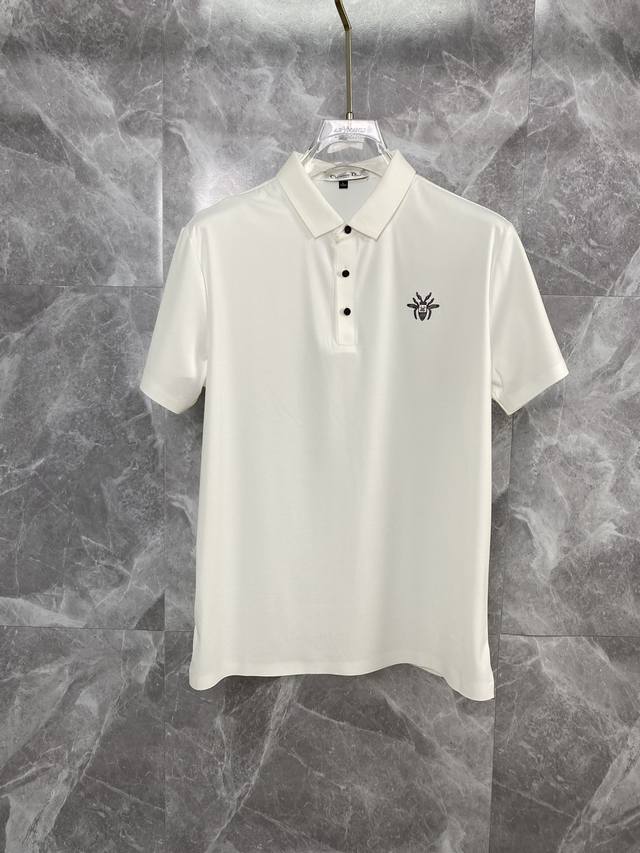 Dior 2025 Spring and Summer new men's lapel short-sleeved business casual Polo s