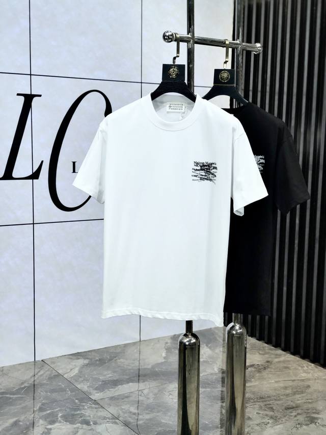 Margiela. 2025 Spring and Summer new round neck short-sleeved T-shirt with lette