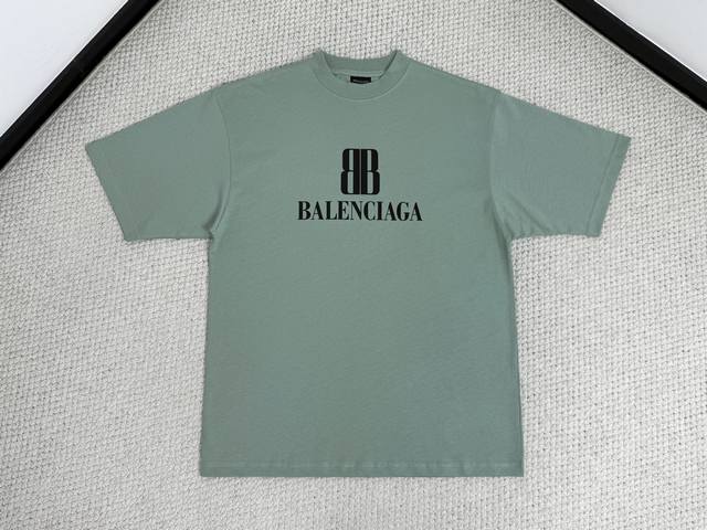 Balenciaga-Paris Nano Bb Medium T-shirt Fabric: 15S fine cotton plain 230G Rib: