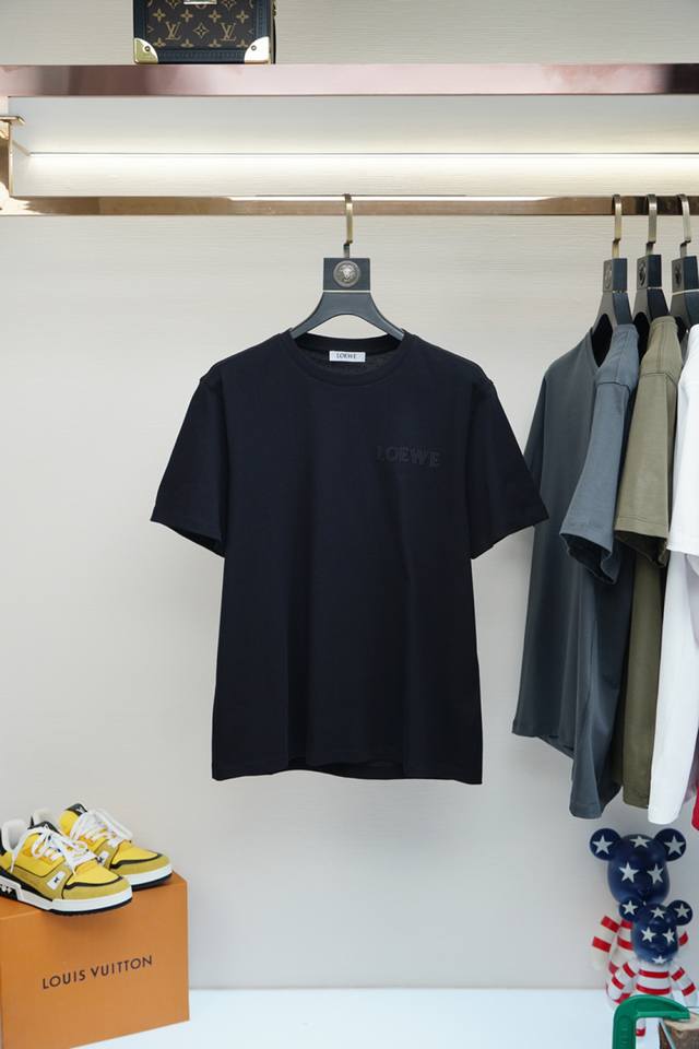 Valentino - 2025Ss series new men's round neck short sleeves with luxurious bran