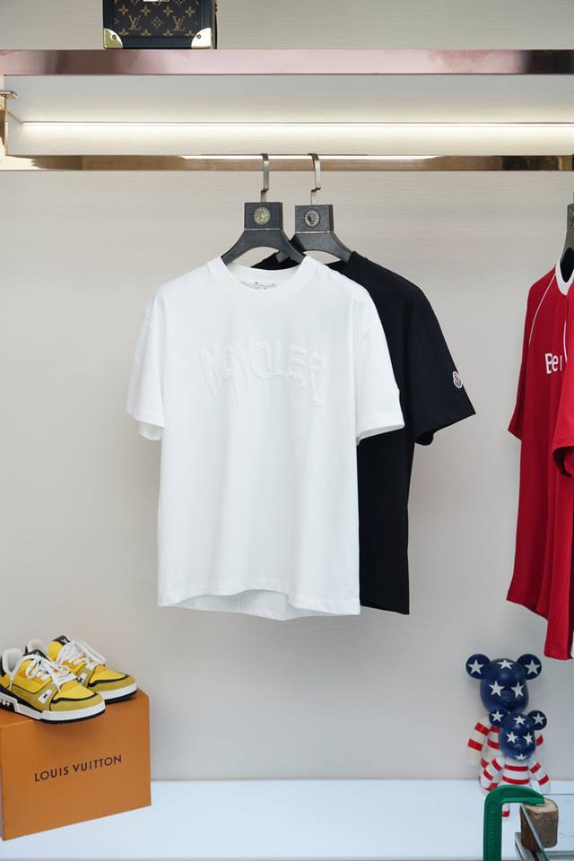 Moncler - 2025Ss series new men's round neck short sleeves with luxurious brand