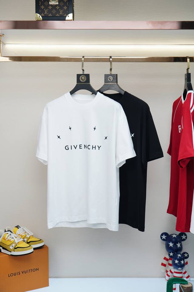 Givenchy-2025 Spring and Summer Series New Product Men's Mercerized Plain Cotton