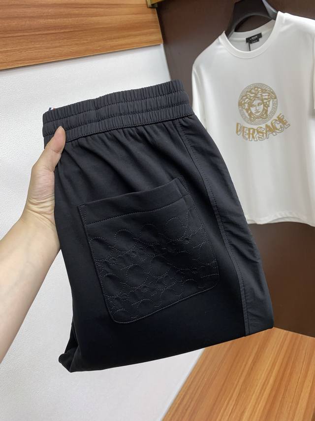 Moncler 2025 new casual pants! The official website sells imported customized hi