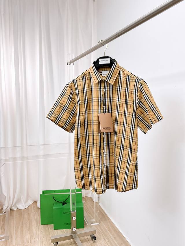 Burberry 2025Ss Spring and Summer Fashion Hot Short-sleeved Shirt, trade company