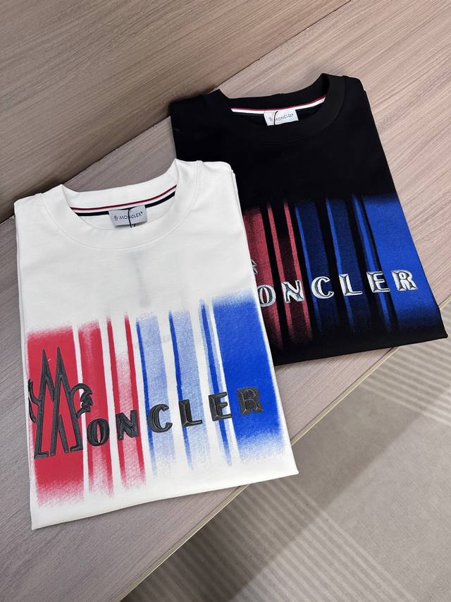 Mon Mengjia 25Ss latest summer short-sleeved round neck T-shirt, high-end custom