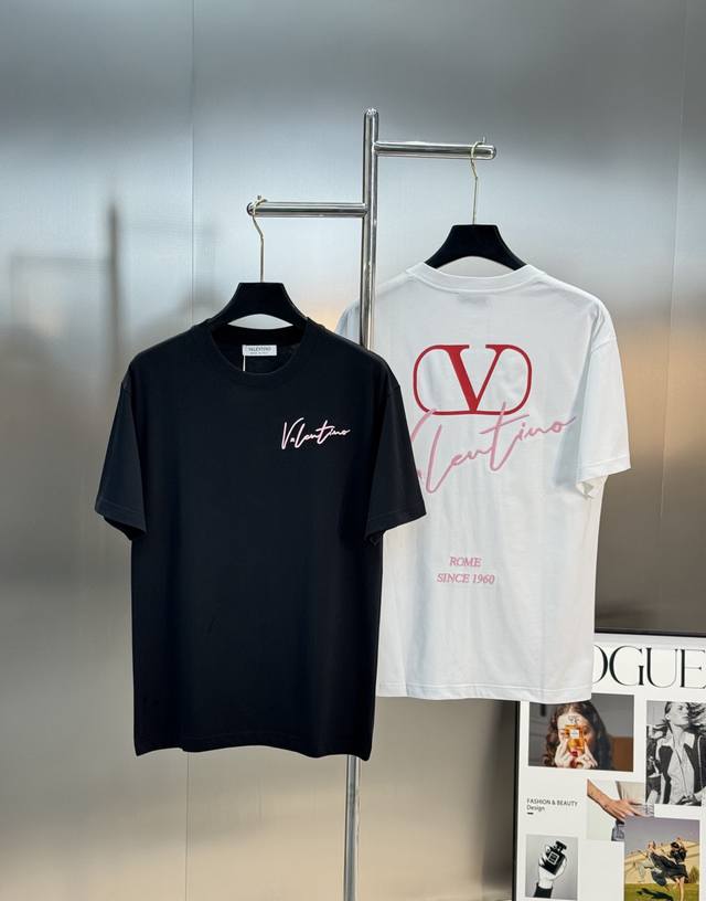 Valentin* Valentin-Slave 25S new T-shirt. Unisex style ~ High-end letter logo de