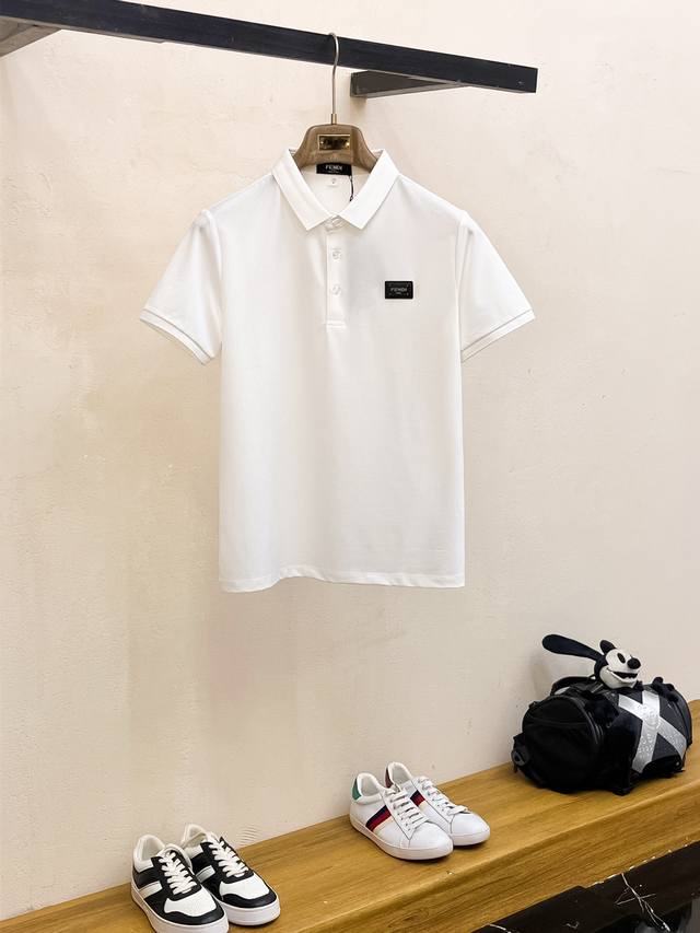 Fendi's new men's logo short-sleeved Polo shirt for spring and summer 2025 conti