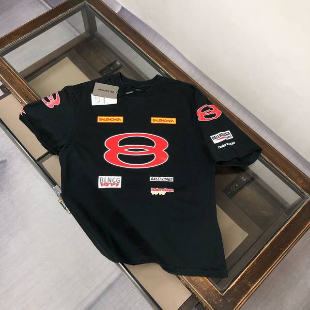 Blcg Balenciaga's new 25Ss couple round-neck short-sleeved T-shirts~Sold simulta