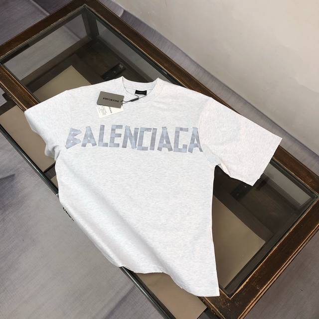 High version Blcg Balenciaga's new 25Ss couple round neck short-sleeved T-shirt~