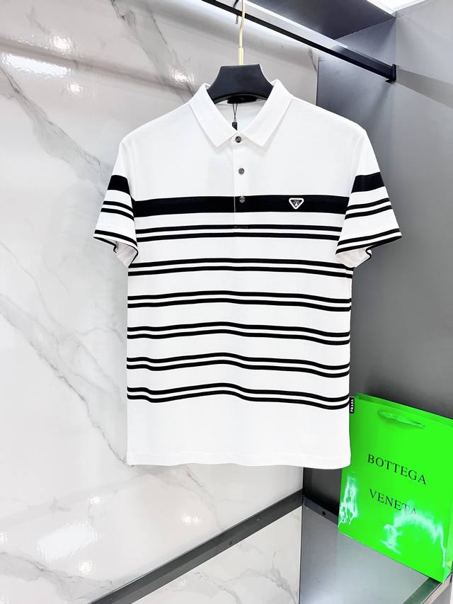 Prada 2025 new high-end business Polo is a must-have item for white-collar worke