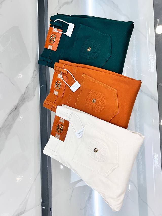 Gucci 2025Ss early spring new thin heavy-duty casual pants, imported high-qualit
