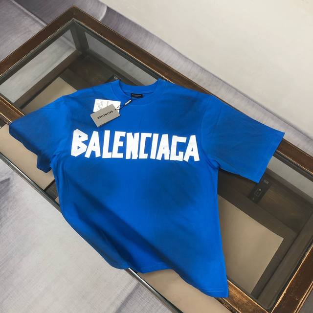 High quality Balenciaga Blcg Balenciaga 2025 latest front and back printed lette