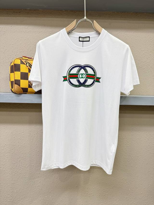 Gucci top quality 2025 new short sleeves! Selected top original fabrics, soft to