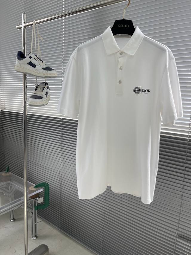 Jf58056 Dior Polo Series Season: Spring and Summer 2025 Color: Black White Size: