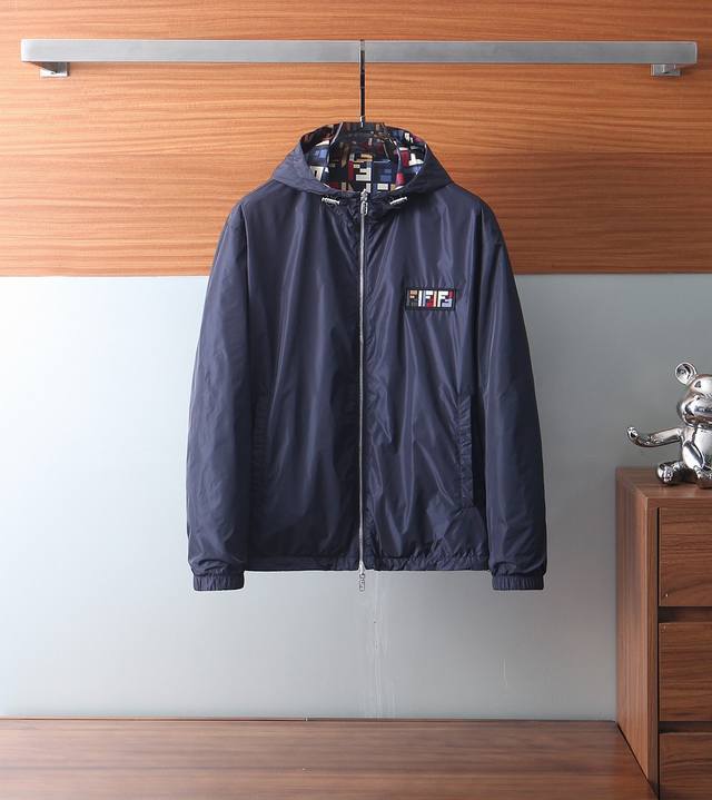 Fendi 2025 Spring official website latest reversible jacket. Made of professiona