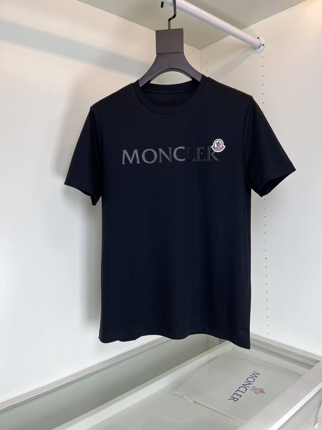 Mon**Er 2025 Spring and Summer Collection is on sale! Logo print round neck shor