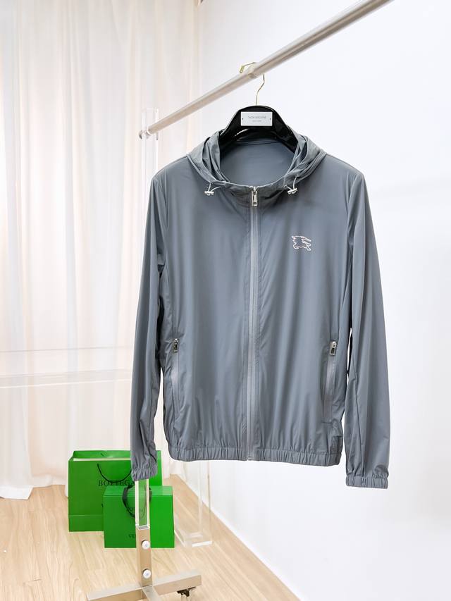 Burberry 24Ss new sun protection clothing classic lightweight jacket, high-end c