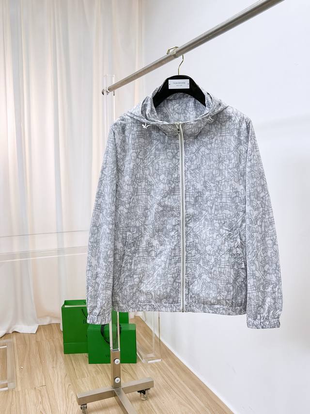 Hermes 24Ss new sun protection clothing classic lightweight jacket, high-end cus