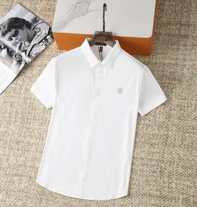 Cavalli 2025Ss latest counter first release! High-end fashion casual short-sleev