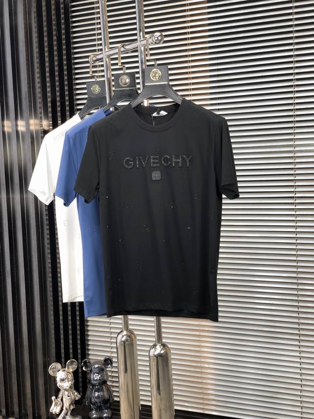 Givenchy. 2025 Spring and Summer New Fashion Round Neck Short Sleeve High-end Cu