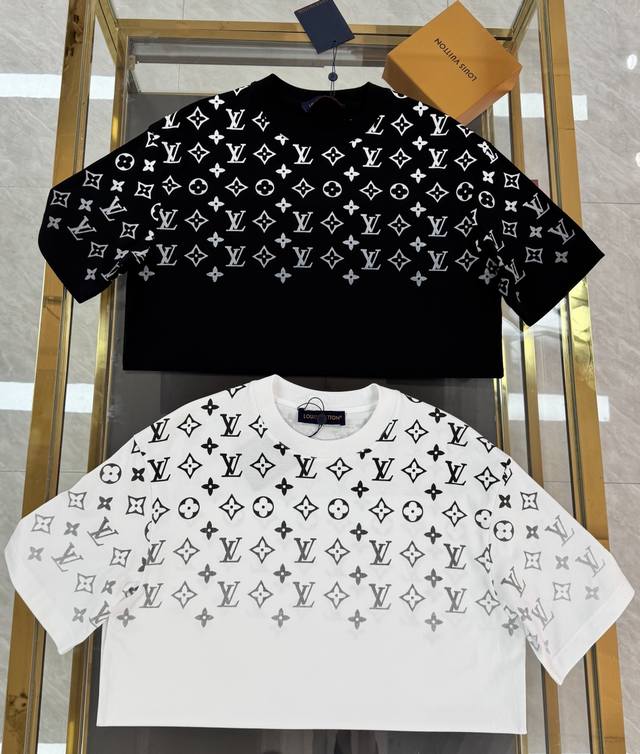 Lv 2025 Spring and Summer New Release Counter Latest Short-sleeved Round Neck T-